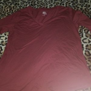 Maroon Old Navy Relaxed Long Sleeve XL
